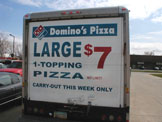 Truck Graphics - Domino's Pizza